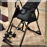 X03. Iron Man memory foam fitness inversion table. - $100